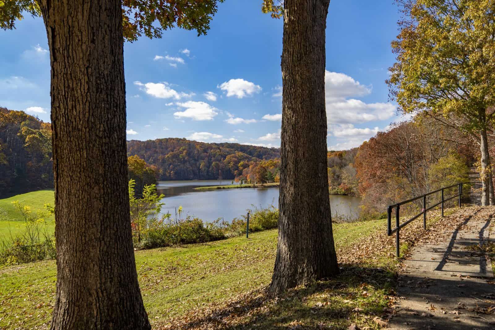 Lake views from GlenWood Park